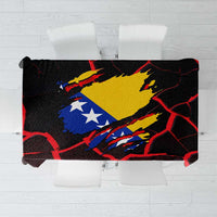 Bosnia and Herzegovina Flag Tablecloth with Dragon Shape - Fusion of National Pride & Sports Spirit
