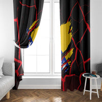 Bosnia and Herzegovina Flag Window Curtain with Dragon Shape - Fusion of National Pride & Sports Spirit