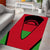 Malawi Flag Area Rug Colors Blended with National Emblem - Symbolic Design