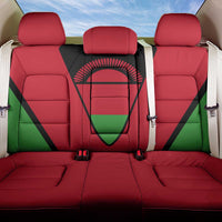 Malawi Flag Back Car Seat Cover Colors Blended with National Emblem - Symbolic Design
