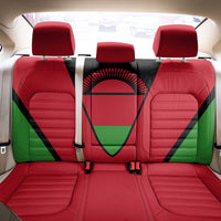 Malawi Flag Back Car Seat Cover Colors Blended with National Emblem - Symbolic Design
