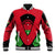 Malawi Flag Baseball Jacket Colors Blended with National Emblem - Symbolic Design