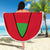 Malawi Flag Beach Blanket Colors Blended with National Emblem - Symbolic Design