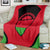 Malawi Flag Blanket Colors Blended with National Emblem - Symbolic Design