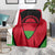 Malawi Flag Blanket Colors Blended with National Emblem - Symbolic Design