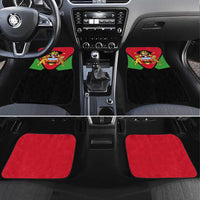 Malawi Flag Car Mats Colors Blended with National Emblem - Symbolic Design