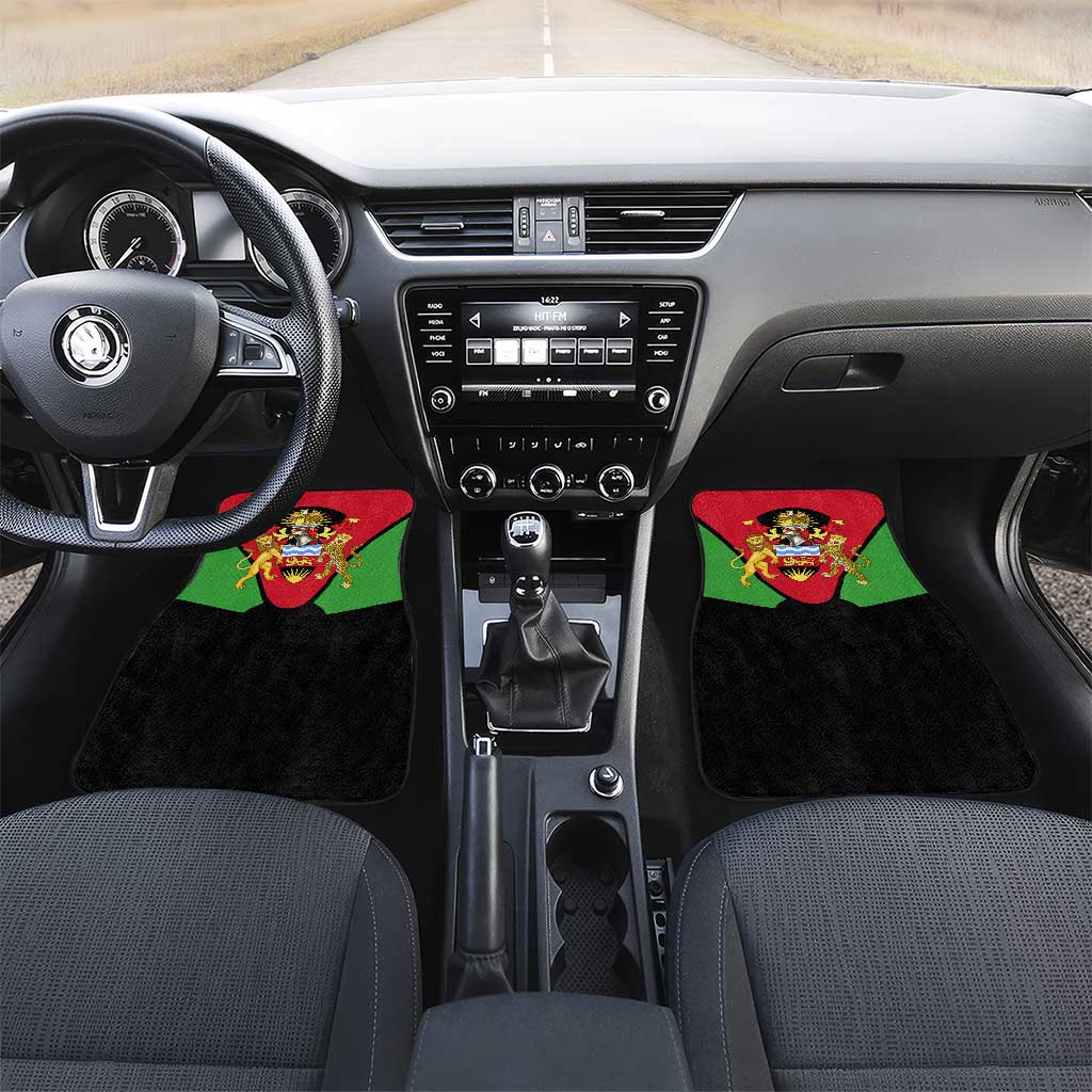 Malawi Flag Car Mats Colors Blended with National Emblem - Symbolic Design