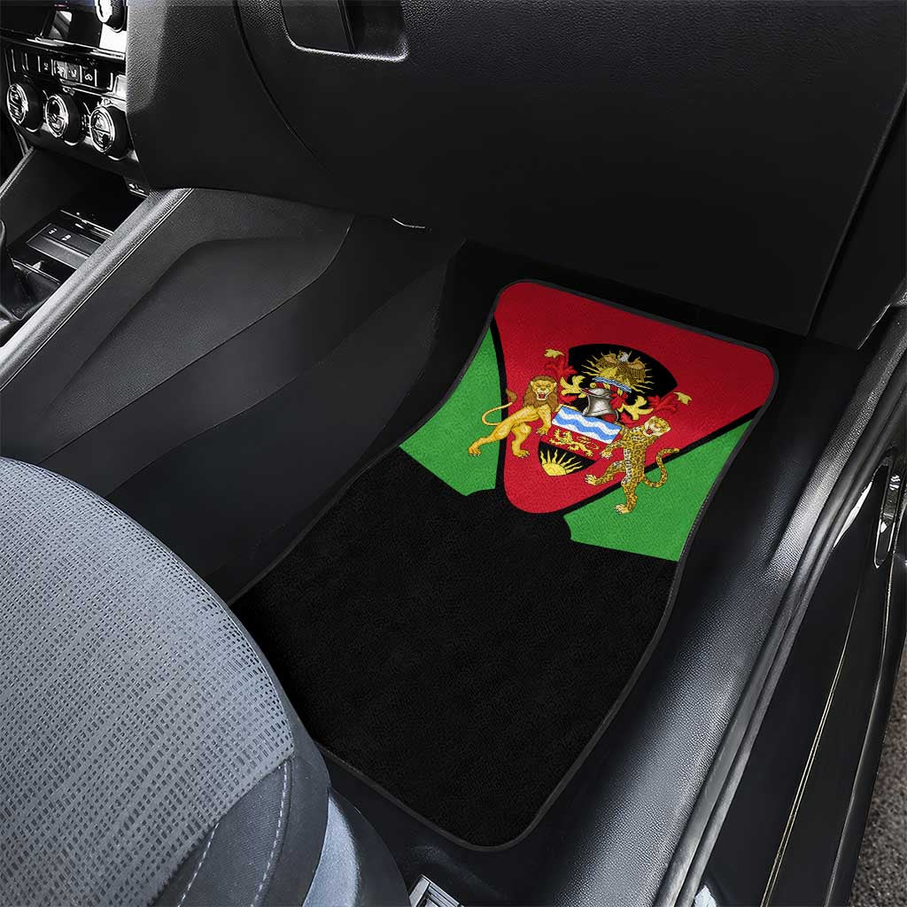Malawi Flag Car Mats Colors Blended with National Emblem - Symbolic Design
