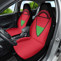 Malawi Flag Car Seat Cover Colors Blended with National Emblem - Symbolic Design