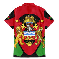 Malawi Flag Family Matching Mermaid Dress and Hawaiian Shirt Colors Blended with National Emblem - Symbolic Design