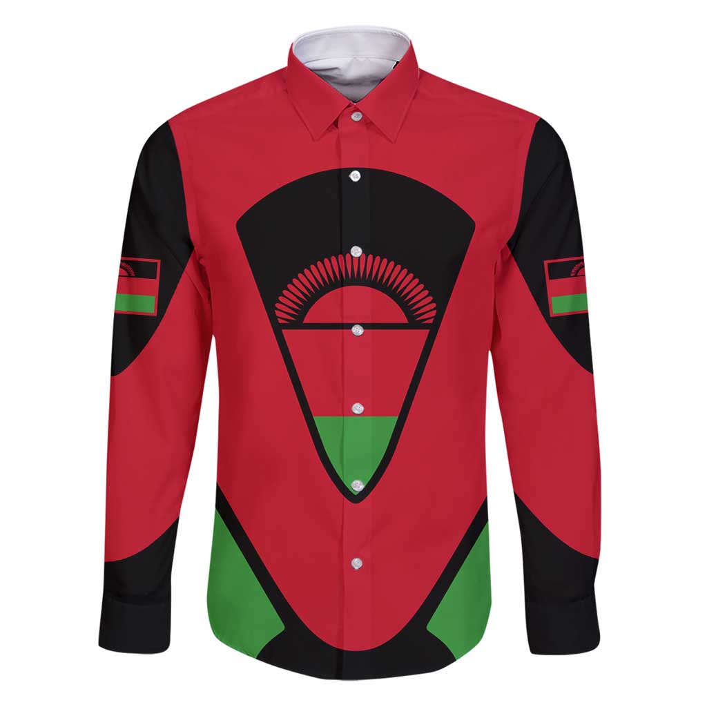 Malawi Flag Family Matching Puletasi and Hawaiian Shirt Colors Blended with National Emblem - Symbolic Design