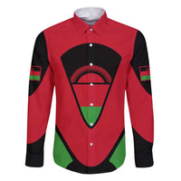 Malawi Flag Family Matching Puletasi and Hawaiian Shirt Colors Blended with National Emblem - Symbolic Design