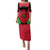Malawi Flag Family Matching Puletasi and Hawaiian Shirt Colors Blended with National Emblem - Symbolic Design