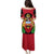 Malawi Flag Family Matching Puletasi and Hawaiian Shirt Colors Blended with National Emblem - Symbolic Design