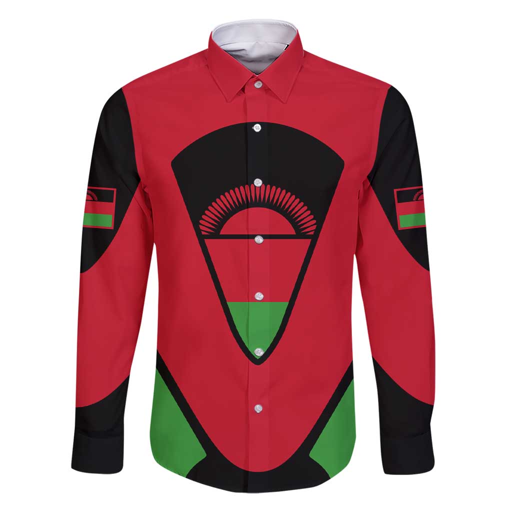 Malawi Flag Family Matching Short Sleeve Bodycon Dress and Hawaiian Shirt Colors Blended with National Emblem - Symbolic Design