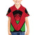 Malawi Flag Family Matching Short Sleeve Bodycon Dress and Hawaiian Shirt Colors Blended with National Emblem - Symbolic Design