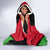 Malawi Flag Hooded Blanket Colors Blended with National Emblem - Symbolic Design