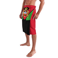 Malawi Flag Lavalava Colors Blended with National Emblem - Symbolic Design