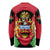Malawi Flag Long Sleeve Shirt Colors Blended with National Emblem - Symbolic Design