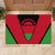 Malawi Flag Rubber Doormat Colors Blended with National Emblem - Symbolic Design