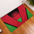 Malawi Flag Rubber Doormat Colors Blended with National Emblem - Symbolic Design