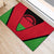 Malawi Flag Rubber Doormat Colors Blended with National Emblem - Symbolic Design