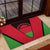 Malawi Flag Rubber Doormat Colors Blended with National Emblem - Symbolic Design