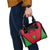 Malawi Flag Shoulder Handbag Colors Blended with National Emblem - Symbolic Design