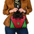 Malawi Flag Shoulder Handbag Colors Blended with National Emblem - Symbolic Design