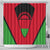 Malawi Flag Shower Curtain Colors Blended with National Emblem - Symbolic Design