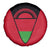 Malawi Flag Spare Tire Cover Colors Blended with National Emblem - Symbolic Design