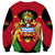 Malawi Flag Sweatshirt Colors Blended with National Emblem - Symbolic Design