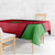 Malawi Flag Tablecloth Colors Blended with National Emblem - Symbolic Design