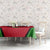 Malawi Flag Tablecloth Colors Blended with National Emblem - Symbolic Design