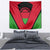 Malawi Flag Tapestry Colors Blended with National Emblem - Symbolic Design