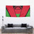Malawi Flag Tapestry Colors Blended with National Emblem - Symbolic Design