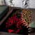 Malawi Area Rug Coat of Arms & Leopard Print - Unique Motif Fusion