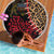 Malawi Beach Blanket Coat of Arms & Leopard Print - Unique Motif Fusion
