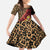 Malawi Family Matching Puletasi and Hawaiian Shirt Coat of Arms & Leopard Print - Unique Motif Fusion