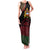 Malawi Family Matching Tank Maxi Dress and Hawaiian Shirt Coat of Arms & Leopard Print - Unique Motif Fusion