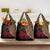 Malawi Grocery Bag Coat of Arms & Leopard Print - Unique Motif Fusion