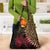 Malawi Grocery Bag Coat of Arms & Leopard Print - Unique Motif Fusion