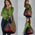 Malawi Grocery Bag Coat of Arms & Leopard Print - Unique Motif Fusion
