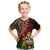 Malawi Kid T Shirt Coat of Arms & Leopard Print - Unique Motif Fusion
