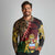 Malawi Long Sleeve Polo Shirt Coat of Arms & Leopard Print - Unique Motif Fusion