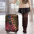 Malawi Luggage Cover Coat of Arms & Leopard Print - Unique Motif Fusion