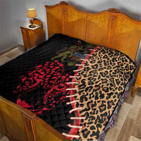 Malawi Quilt Coat of Arms & Leopard Print - Unique Motif Fusion