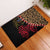 Malawi Rubber Doormat Coat of Arms & Leopard Print - Unique Motif Fusion