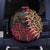 Malawi Spare Tire Cover Coat of Arms & Leopard Print - Unique Motif Fusion
