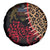 Malawi Spare Tire Cover Coat of Arms & Leopard Print - Unique Motif Fusion